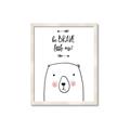 Picture of Be Brave Bear _GroupedProduct_Rectangle_Portrait_Mini_ _GroupedProduct_Rectangle_Portrait_Framed_Matted_