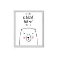 Picture of Be Brave Bear _GroupedProduct_Rectangle_Portrait_Mini_ _GroupedProduct_Rectangle_Portrait_Framed_Matted_