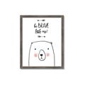 Picture of Be Brave Bear _GroupedProduct_Rectangle_Portrait_Mini_ _GroupedProduct_Rectangle_Portrait_Framed_Matted_