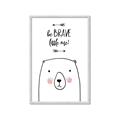 Picture of Be Brave Bear _GroupedProduct_Rectangle_Portrait_Mini_ _GroupedProduct_Rectangle_Portrait_Framed_Matted_