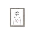Picture of Be Brave Bear _GroupedProduct_Rectangle_Portrait_Mini_ _GroupedProduct_Rectangle_Portrait_Framed_Matted_
