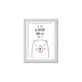 Picture of Be Brave Bear _GroupedProduct_Rectangle_Portrait_Mini_ _GroupedProduct_Rectangle_Portrait_Framed_Matted_