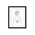 Picture of Be Brave Bear _GroupedProduct_Rectangle_Portrait_Mini_ _GroupedProduct_Rectangle_Portrait_Framed_Matted_