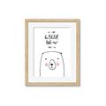 Picture of Be Brave Bear _GroupedProduct_Rectangle_Portrait_Mini_ _GroupedProduct_Rectangle_Portrait_Framed_Matted_