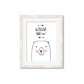 Picture of Be Brave Bear _GroupedProduct_Rectangle_Portrait_Mini_ _GroupedProduct_Rectangle_Portrait_Framed_Matted_