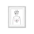 Picture of Be Brave Bear _GroupedProduct_Rectangle_Portrait_Mini_ _GroupedProduct_Rectangle_Portrait_Framed_Matted_