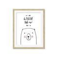 Picture of Be Brave Bear _GroupedProduct_Rectangle_Portrait_Mini_ _GroupedProduct_Rectangle_Portrait_Framed_Matted_