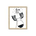 Picture of Dream Big Moose _GroupedProduct_Rectangle_Portrait_Mini_ _GroupedProduct_Rectangle_Portrait_Framed_Matted_