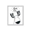 Picture of Dream Big Moose _GroupedProduct_Rectangle_Portrait_Mini_ _GroupedProduct_Rectangle_Portrait_Framed_Matted_