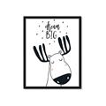 Picture of Dream Big Moose _GroupedProduct_Rectangle_Portrait_Mini_ _GroupedProduct_Rectangle_Portrait_Framed_Matted_