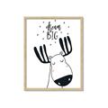 Picture of Dream Big Moose _GroupedProduct_Rectangle_Portrait_Mini_ _GroupedProduct_Rectangle_Portrait_Framed_Matted_