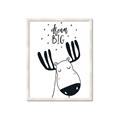 Picture of Dream Big Moose _GroupedProduct_Rectangle_Portrait_Mini_ _GroupedProduct_Rectangle_Portrait_Framed_Matted_