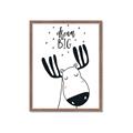 Picture of Dream Big Moose _GroupedProduct_Rectangle_Portrait_Mini_ _GroupedProduct_Rectangle_Portrait_Framed_Matted_