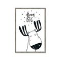 Picture of Dream Big Moose _GroupedProduct_Rectangle_Portrait_Mini_ _GroupedProduct_Rectangle_Portrait_Framed_Matted_
