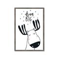 Picture of Dream Big Moose _GroupedProduct_Rectangle_Portrait_Mini_ _GroupedProduct_Rectangle_Portrait_Framed_Matted_
