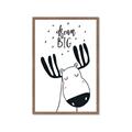 Picture of Dream Big Moose _GroupedProduct_Rectangle_Portrait_Mini_ _GroupedProduct_Rectangle_Portrait_Framed_Matted_