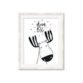 Picture of Dream Big Moose _GroupedProduct_Rectangle_Portrait_Mini_ _GroupedProduct_Rectangle_Portrait_Framed_Matted_