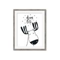 Picture of Dream Big Moose _GroupedProduct_Rectangle_Portrait_Mini_ _GroupedProduct_Rectangle_Portrait_Framed_Matted_
