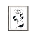 Picture of Dream Big Moose _GroupedProduct_Rectangle_Portrait_Mini_ _GroupedProduct_Rectangle_Portrait_Framed_Matted_