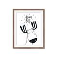 Picture of Dream Big Moose _GroupedProduct_Rectangle_Portrait_Mini_ _GroupedProduct_Rectangle_Portrait_Framed_Matted_