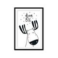 Picture of Dream Big Moose _GroupedProduct_Rectangle_Portrait_Mini_ _GroupedProduct_Rectangle_Portrait_Framed_Matted_
