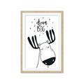 Picture of Dream Big Moose _GroupedProduct_Rectangle_Portrait_Mini_ _GroupedProduct_Rectangle_Portrait_Framed_Matted_
