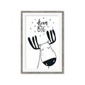 Picture of Dream Big Moose _GroupedProduct_Rectangle_Portrait_Mini_ _GroupedProduct_Rectangle_Portrait_Framed_Matted_