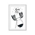 Picture of Dream Big Moose _GroupedProduct_Rectangle_Portrait_Mini_ _GroupedProduct_Rectangle_Portrait_Framed_Matted_