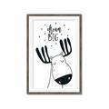 Picture of Dream Big Moose _GroupedProduct_Rectangle_Portrait_Mini_ _GroupedProduct_Rectangle_Portrait_Framed_Matted_
