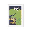 Picture of Green Dude _GroupedProduct_Rectangle_Portrait_Mini_ _GroupedProduct_Rectangle_Portrait_Framed_Matted_