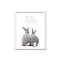 Picture of Better Together Bunny Tail  _GroupedProduct_Rectangle_Portrait_Mini_ _GroupedProduct_Rectangle_Portrait_Framed_Matted_