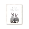 Picture of Better Together Bunny Tail  _GroupedProduct_Rectangle_Portrait_Mini_ _GroupedProduct_Rectangle_Portrait_Framed_Matted_
