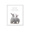 Picture of Better Together Bunny Tail  _GroupedProduct_Rectangle_Portrait_Mini_ _GroupedProduct_Rectangle_Portrait_Framed_Matted_