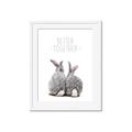 Picture of Better Together Bunny Tail  _GroupedProduct_Rectangle_Portrait_Mini_ _GroupedProduct_Rectangle_Portrait_Framed_Matted_