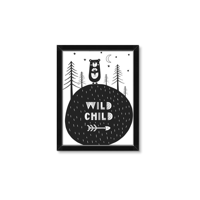 Picture of Wild Child  _GroupedProduct_Rectangle_Portrait_Mini_ _GroupedProduct_Rectangle_Portrait_Framed_Matted_