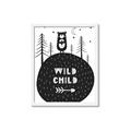 Picture of Wild Child  _GroupedProduct_Rectangle_Portrait_Mini_ _GroupedProduct_Rectangle_Portrait_Framed_Matted_