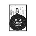 Picture of Wild Child  _GroupedProduct_Rectangle_Portrait_Mini_ _GroupedProduct_Rectangle_Portrait_Framed_Matted_