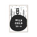 Picture of Wild Child  _GroupedProduct_Rectangle_Portrait_Mini_ _GroupedProduct_Rectangle_Portrait_Framed_Matted_