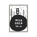 Picture of Wild Child  _GroupedProduct_Rectangle_Portrait_Mini_ _GroupedProduct_Rectangle_Portrait_Framed_Matted_
