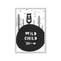 Picture of Wild Child  _GroupedProduct_Rectangle_Portrait_Mini_ _GroupedProduct_Rectangle_Portrait_Framed_Matted_