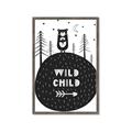Picture of Wild Child  _GroupedProduct_Rectangle_Portrait_Mini_ _GroupedProduct_Rectangle_Portrait_Framed_Matted_