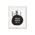 Picture of Wild Child  _GroupedProduct_Rectangle_Portrait_Mini_ _GroupedProduct_Rectangle_Portrait_Framed_Matted_