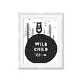 Picture of Wild Child  _GroupedProduct_Rectangle_Portrait_Mini_ _GroupedProduct_Rectangle_Portrait_Framed_Matted_