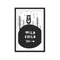 Picture of Wild Child  _GroupedProduct_Rectangle_Portrait_Mini_ _GroupedProduct_Rectangle_Portrait_Framed_Matted_