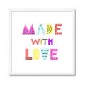 Picture of Made with Love _GroupedProduct_Square_Mini_ _GroupedProduct_Square_Framed_Matted_