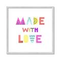 Picture of Made with Love _GroupedProduct_Square_Mini_ _GroupedProduct_Square_Framed_Matted_