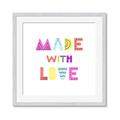 Picture of Made with Love _GroupedProduct_Square_Mini_ _GroupedProduct_Square_Framed_Matted_