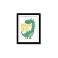 Picture of Green Roar _GroupedProduct_Rectangle_Portrait_Mini_ _GroupedProduct_Rectangle_Portrait_Framed_Matted_