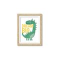 Picture of Green Roar _GroupedProduct_Rectangle_Portrait_Mini_ _GroupedProduct_Rectangle_Portrait_Framed_Matted_