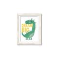 Picture of Green Roar _GroupedProduct_Rectangle_Portrait_Mini_ _GroupedProduct_Rectangle_Portrait_Framed_Matted_